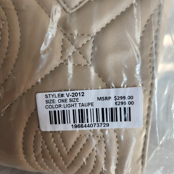 Valentino Orlandi *NWT* Light Taupe, satchel w/detachable strap - Picture 10 of 16